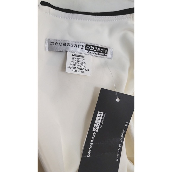 Necessary Objects White Sleeveless Peter Pan Collar Dress - Medium - Picture 5 of 5